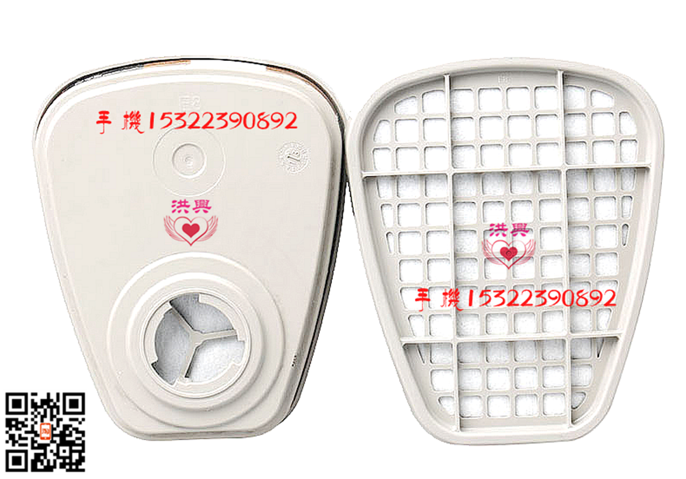 3M6001cn滤毒盒6200防毒面具活性炭过滤罐7502喷漆滤毒盒过滤配件