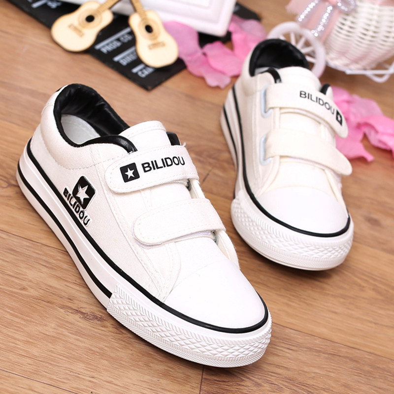 Chaussures enfants en toile suture de voiture pour printemps - semelle tendon - Ref 1040449 Image 1