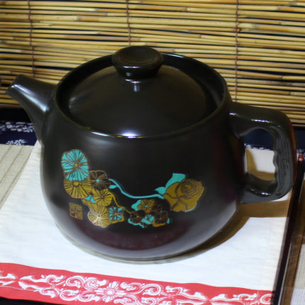 景德嘉宝陶瓷砂锅壶煎药壶中药壶茶壶养生壶电磁炉适用烧水壶包邮