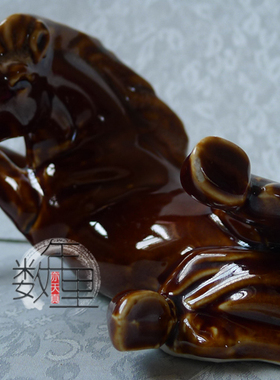 陶瓷动物生肖摆件