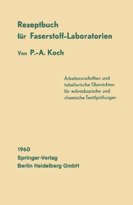 【预订】Rezeptbuch Fur Faserstoff-Laboratori...