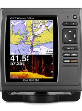 正品 美国GARMIN中文船用GPS、海图、鱼探、水底成像echomap50DV
