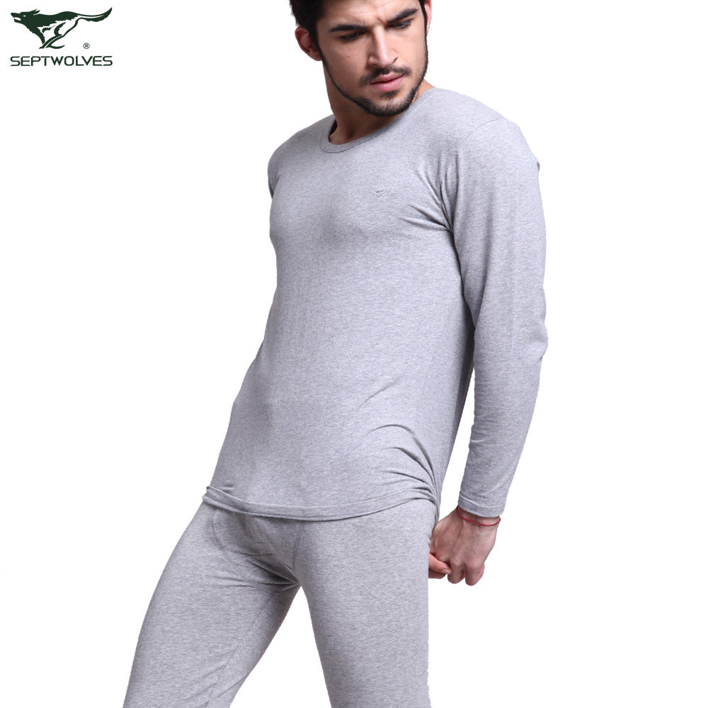 Sous-vêtement thermo jeunesse SEPTWOLVES simple en coton - Ref 768253 Image 1