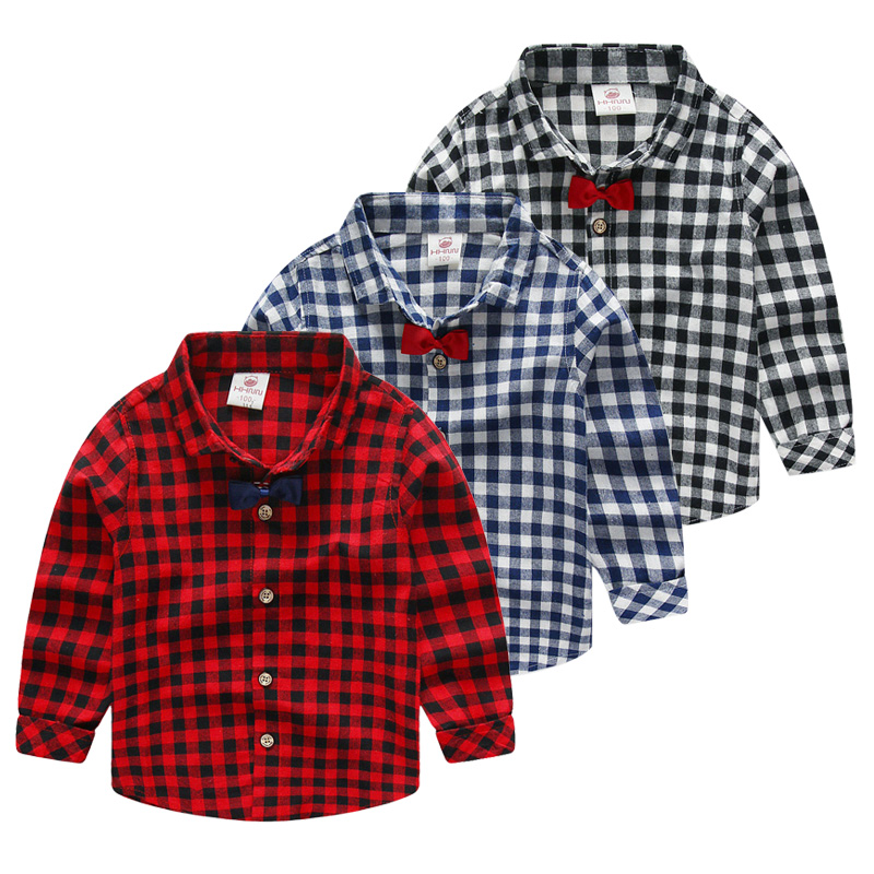 Chemise garcon à manche longue - Ref 2082567 Image 1