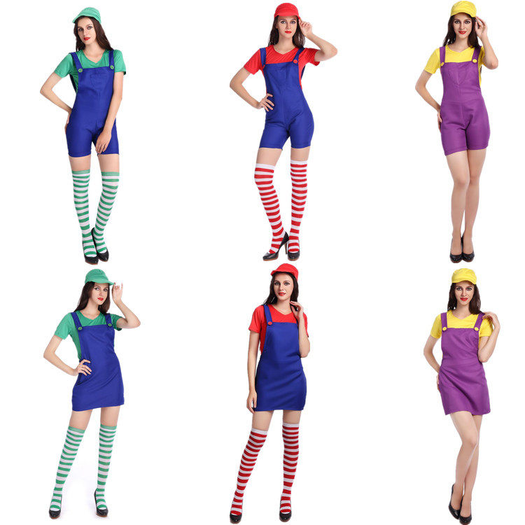 萬聖節Cosplay動漫超級瑪麗角色扮演服成人女瑪麗奧遊戲服馬裏奧在類目 女裝/女士精品, 唐裝/民族服裝/舞臺服裝, 民族服裝/舞臺裝中 - 來自Buy2taobao.com提供專業的淘寶代購服務