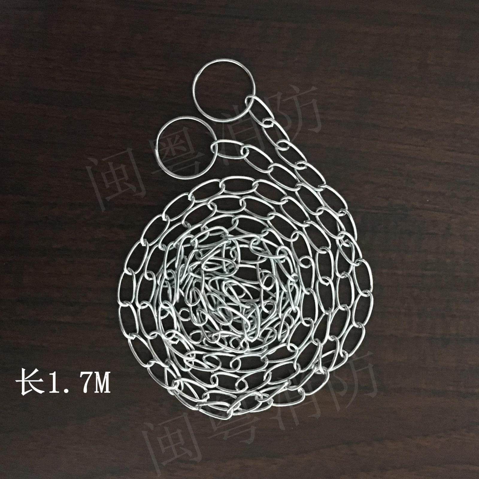 安全出口指示牌铁链 透明标示牌吊灯 应急灯具吊链