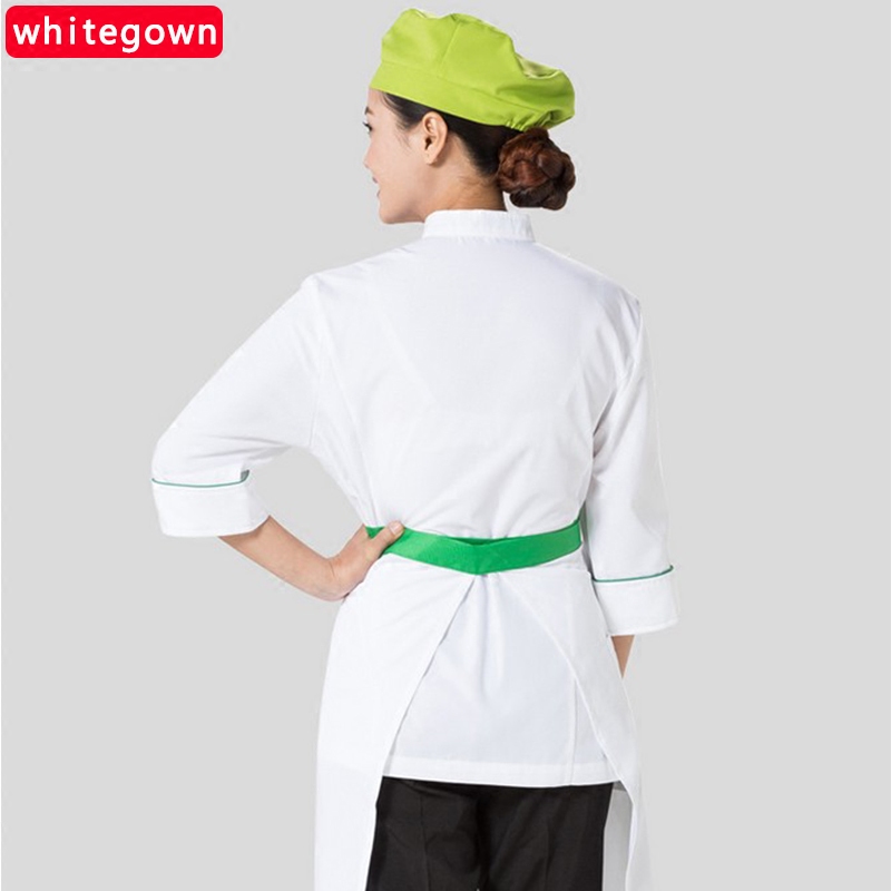 Veste chef cuisinier WHITEGOWN en coton - Ref 1907761 Image 5
