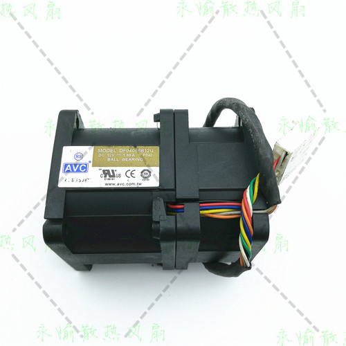 AVC 4056 DF04056B12U 4cm 12V 1.88A 加压大风1U服务器散热风扇
