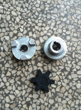 XD020 010族片式真空泵用联轴器 中间体三件套 真空包装机配件