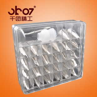 千团精工 26头不锈钢无缝裱花嘴带裱花钉挤花嘴 蛋糕花嘴曲奇花嘴