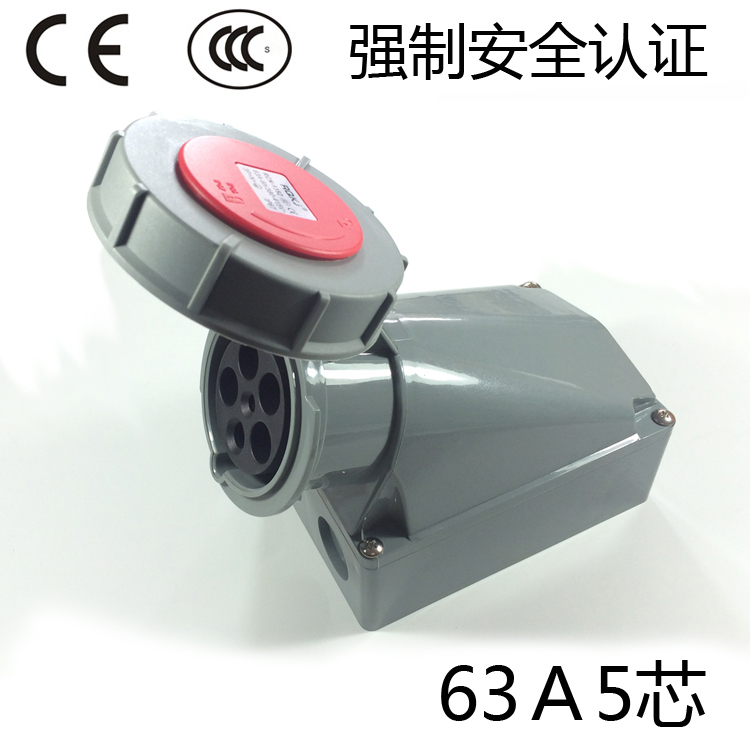 RCN-1352新型工业明装插座63A5芯3P+E+n