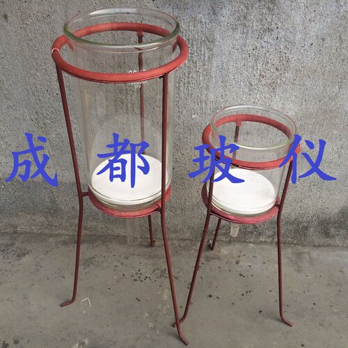 成都玻仪 砂芯抽滤过滤漏斗架 层析柱架 小号图右 20*20cm 可定制