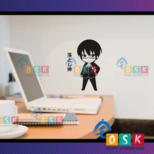 桂木桂马 墙贴 动漫 Q版 周边 艾露西 鲇川天理 笔记本贴 痛车贴