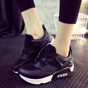 Fall 2015 new cushioned shoes sport shoes with thick-soled shoes a breathable flashes colour matching College wind running casual shoes