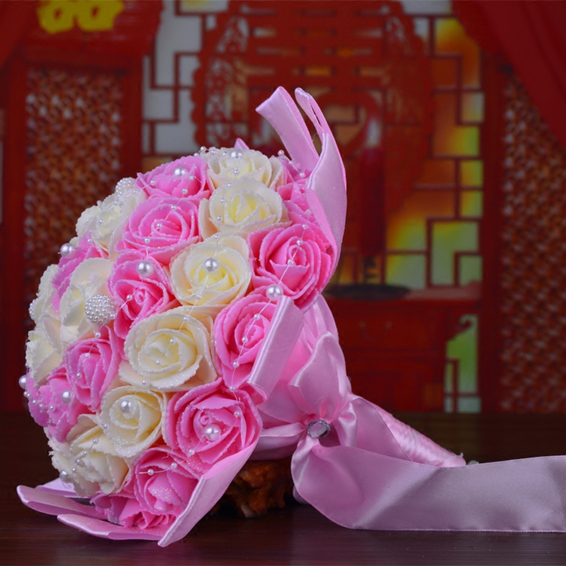 婚庆用品结婚新娘手捧花胸花手腕花韩式婚礼仿真摄影道具手捧花|ruв категории фестиваль товаров/подарок, Другие фестивали товаров - от Buy2taobao.com для оказания профессиональной услуги покупки агента Taobao