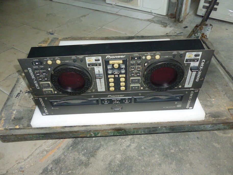 先锋cmx-3000打碟机专业演出双cd机  装机柜专用