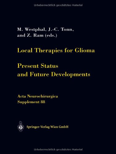 【预订】Local Therapies for Glioma: Present ... 书籍/杂志/报纸 科普读物/自然科学/技术类原版书 原图主图