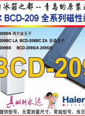 青岛海尔冰箱密封条门封胶条 BCD 209BC BS 彩晶王子原装正品