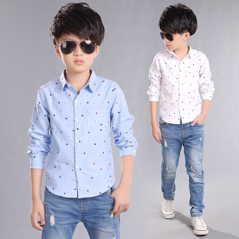 Chemise garcon à manche longue - Ref 2074528 Image 1