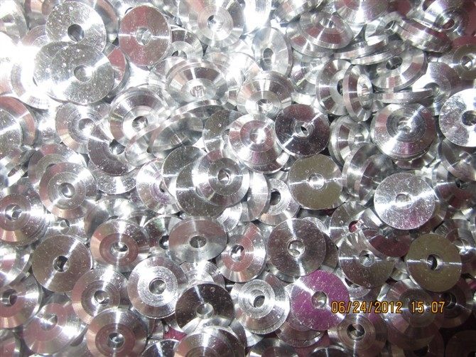 铝合金垫片加工定做自动车床切削打孔五金加工零配件定做生产