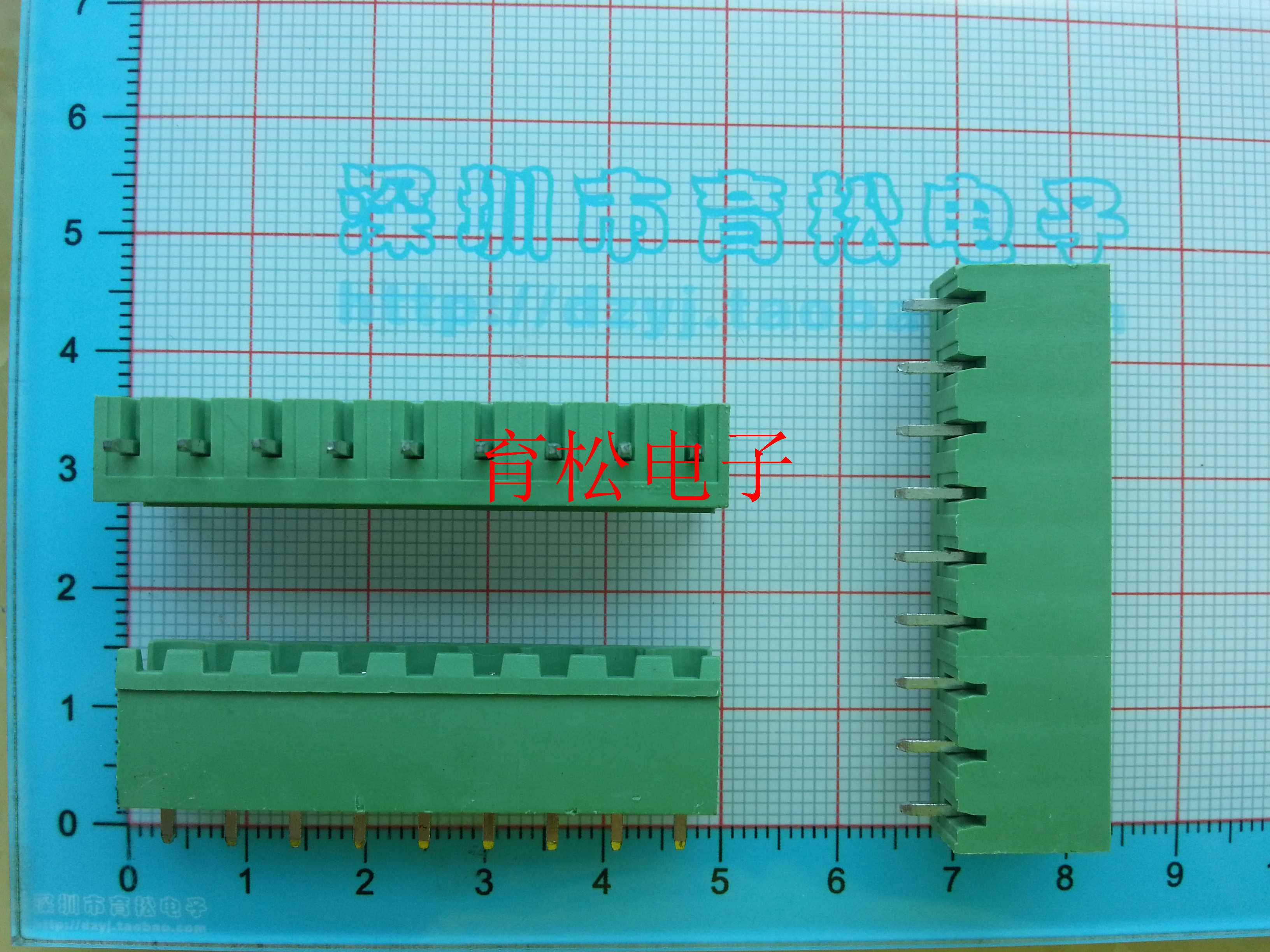 直针 插座 2EDGK 5.08 9P 接插件 300V10A 拔插式接线端子 10只