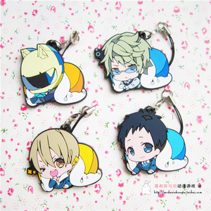 日单正版散货【无头骑士异闻录DRRR】静雄帝人 被窝系列橡胶挂件