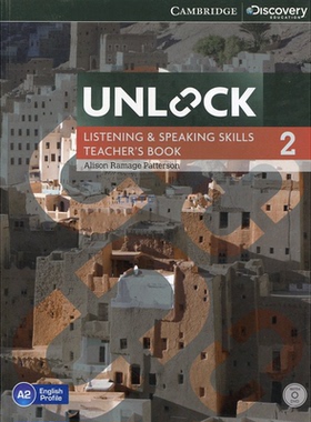 现货 原版 剑桥 Unlock Level 2 听说 教师用书 DVD