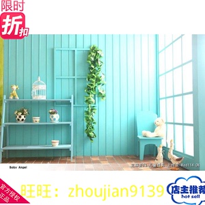 影楼实景影棚制作/实景道具/摄影棚装修设计/儿童实景w-328