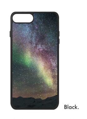 适用于iPhone黑色彩色天空云朵Xr手机壳max保护套678plus硅胶11