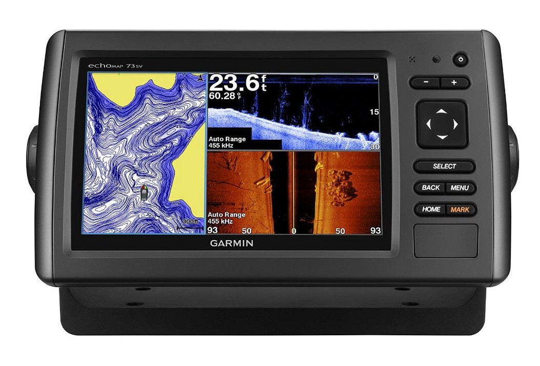 Garmin佳明echoMAP 73sv 船用海图 鱼探鱼器 侧扫成像 GPS导航仪