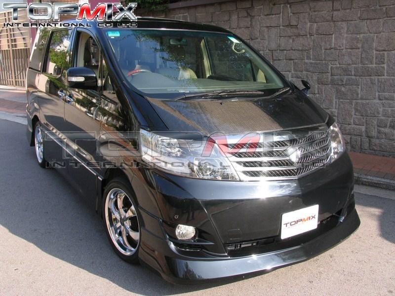 埃尔法10改装包围toyota alphard mnh10头唇尾唇旁板TOPMIX正品