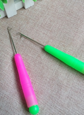 中号带珠舌钩 塑料柄 关门带舌头藏线头特种修补封口舌勾满10包邮