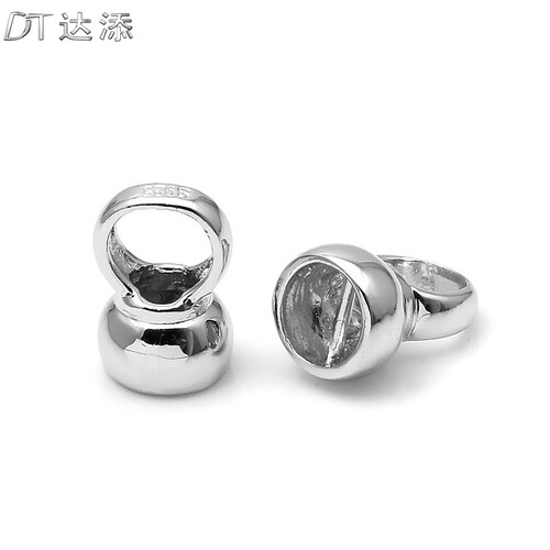 dt人气珍珠项链收口银包收尾藏线