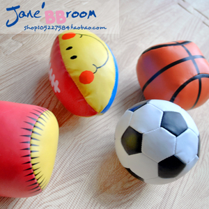 运动系列柔软皮球婴儿童玩具手抓球宝宝PU软球 4个装