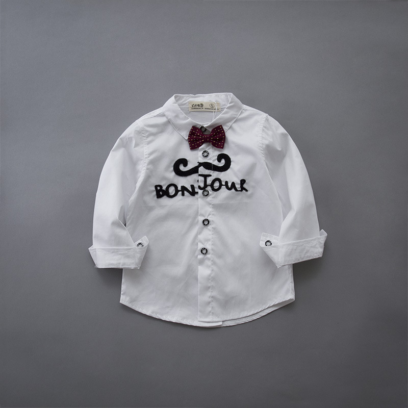 Chemise garcon à manche longue - Ref 2073842 Image 1