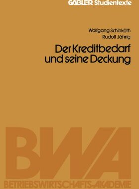 【预售】Der Kapitalbedarf Und Seine Deckung