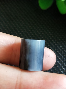 桶珠项链挂坠新疆和田玉籽料