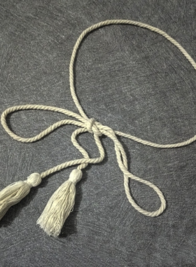 韩版手工流苏编织麻花百搭风腰带