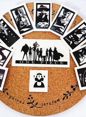 【女仆TATOO】可单卖 海贼王9+1件套装纹身贴 满24包邮