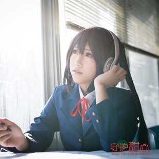 {甜心家}包邮中野梓 轻音少女 梓喵高温丝|辫子定型cosplay假发