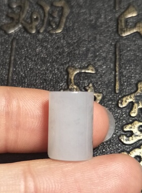 青花籽料桶珠项链挂坠新疆和田玉