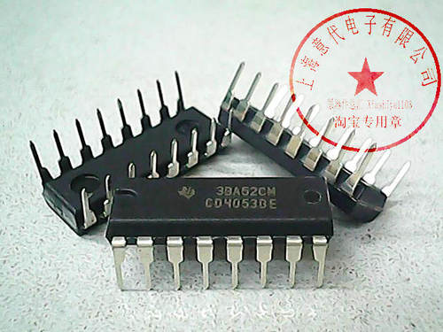 CD4053BE  TI   DIP-16〖正品原装〗赛格市场G332室实体店 现货