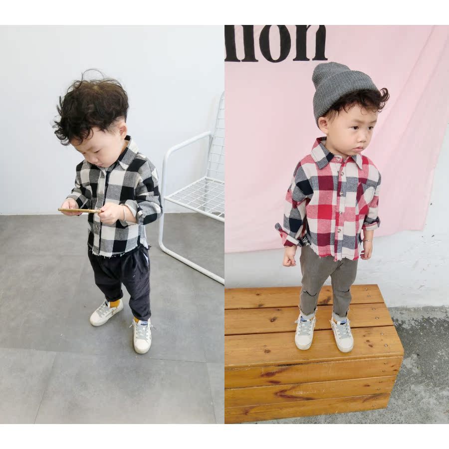 Chemise enfant à manche longue - Ref 2083007 Image 1