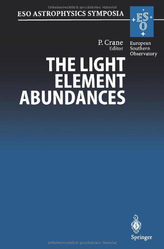 【预订】The Light Element Abundances: Procee...