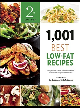 【预售】1,001 Best Low-Fat Recipes: The Quic...