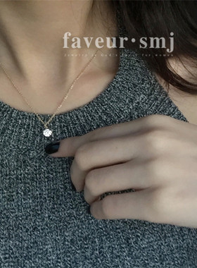 包金辣妹性感项链