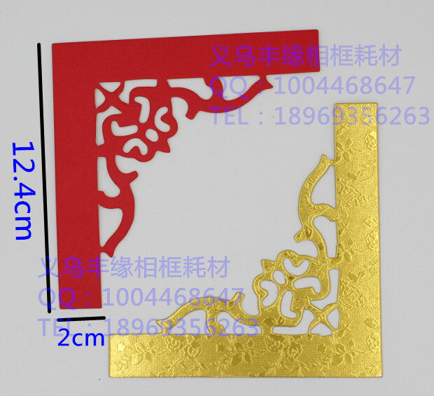 十字绣装裱刻花卡纸角花 压花角花 经典角花欧式风格100个