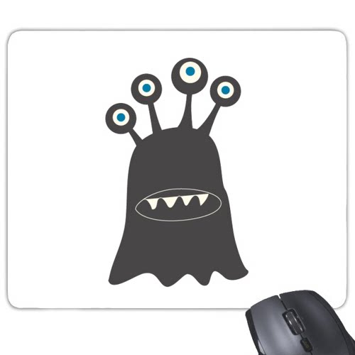 宇宙和外星怪物防滑橡胶鼠标垫电竞定制