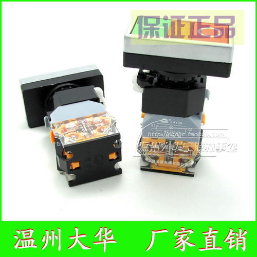 天博 按钮开关 LAY39C-11Drg 双控带灯 带灯按钮 LAY39