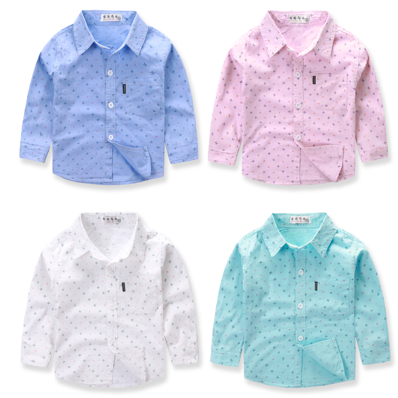 Chemise garcon à manche longue - Ref 2082447 Image 1